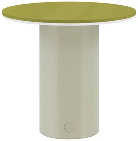 Zelená LED stmievateľná stolová lampa (výška 18 cm) Fungo – Remember