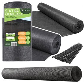 Lean Tieniaca maskovacia sieť 1,5 x 25m - sivá