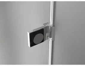 Mexen Lunar-B Duo, výklopný sprchový kút 85 x 80 cm, 8mm číre sklo, chrómový profil, 832-085L-080P-01-00