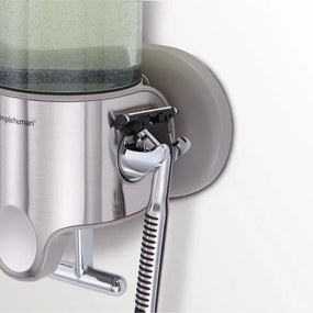 Nástenný dávkovač mydla z nerezovej ocele v striebornej farbe 880 ml - simplehuman