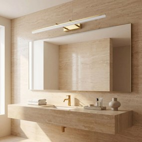 Toolight Toolight, LED nástenné svietidlo, 80cm, 13W, 4000K, APP1874-1W, zlatá lesklá, OSW-66029