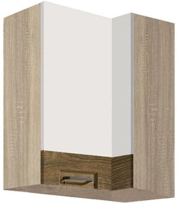 Skrinka do kuchyne Favorit 44g ľavá dub Sonoma/biela+Ribbeck