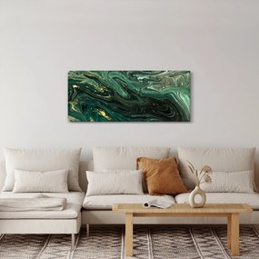 Obraz - Zelený mramor (120x50 cm)