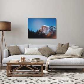 Obraz - Nočný vrchol hôr (70x50 cm)
