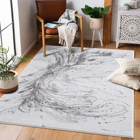 Dekorstudio Moderný koberec CHIC 199 - sivý Rozmer koberca: 80x300cm