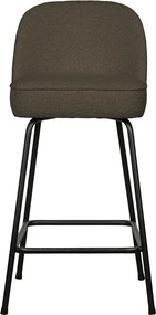 BePureHome Vogue bouclé barová a pultová stolička - Zelená, Pultová