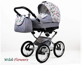 Kombinovaný kočík Raf-pol BABYLUX Margaret - Wild flowers (3-kombinácia)