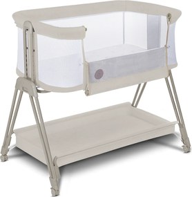 LIONELO Postieľka Luna 2v1 Beige Sand