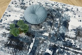 Koberec Argent 15105 U11 modrý / sivý