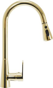 Rea Mild, stojanková kuchynská batéria h-430, zlatá lesklá, REA-B4802