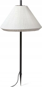 Vonkajšia lampa Faro Saigon sivá/biela, zápich, E27, IP65, 1370mm