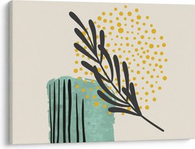 Obraz - Abstraktné listy N⁰3 (70x50 cm)