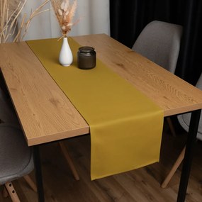 Biante Dekoračný behúň na stôl BKU-102 Okrový 35x180 cm