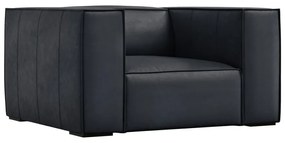 Tmavomodré kožené kreslo Madame – Windsor &amp; Co Sofas