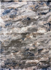 Koberec Mitra 3001 NAVY – námornícky modrý s dekoratívnym vzorom Rozmer: 240x330 cm