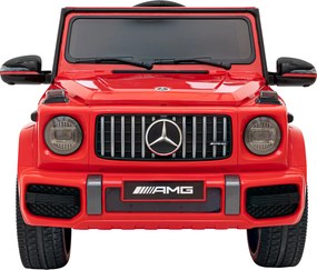 Ramiz Elektrické auto Mercedes AMG G63 pre deti červené + diaľkové ovládanie