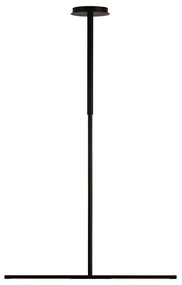 Čierne kovové LED závesné svietidlo s kovovým tienidlom Omni Ceiling – UMAGE