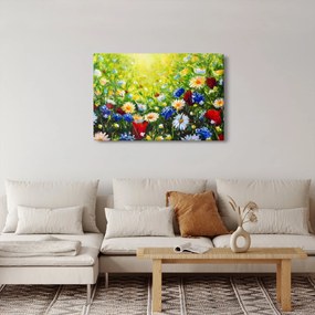 Obraz divokých kvetov (90x60 cm)