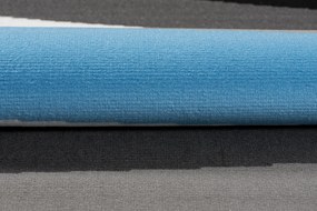 TA Koberec Z895B DARK GRAY MAYA PP EYM Modrý Obdĺžnikový Rozmer: 200x200 cm