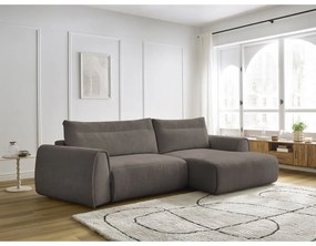 Hnedá rohová pohovka Aden – Bobochic Paris