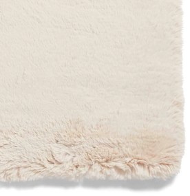Krémovobiely koberec 60x120 cm Super Teddy – Think Rugs