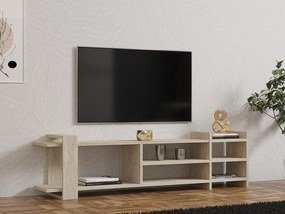 TV stolík/skrinka Zephir (travertín). Akcia -13%. Vlastná spoľahlivá doprava až k Vám domov. 1101329