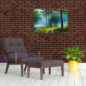 Obraz - Olejomaľba krajiny (70x50 cm)