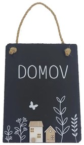 Bridlicová tabuľka s nápisom DOMOV X6753