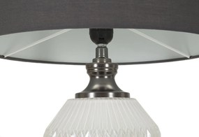 Stolná lampa Brighty 65 cm šedo-biela