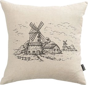 Obliečka na vankúš Countryside Windmill 45x45 cm