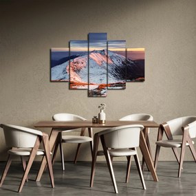 Obraz - Zimná horská panoráma II. (150x105 cm)