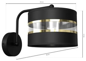 Flexibilné svietidlo ULTIMO 1xE27/60W/230V čierna