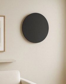 Okrúhle nástenné svietidlo 25 cm čierne Rega K-4635