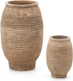 Kvetináče z terakoty v súprave 2 ks ø 54 cm Llonga – Kave Home