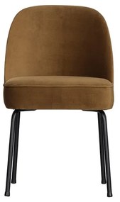 Zamatové jedálenské stoličky v súprave 2 ks v horčicovej farbe Vogue – WOOOD