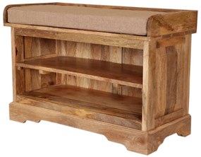 furniture-nabytek.cz - Botník masív 90x60x40 z dreva mango
