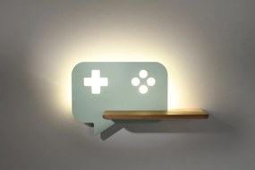 Candellux CONSOLE Nástenné svietidlo 5W LED IQ KIDS Mint 21-75680