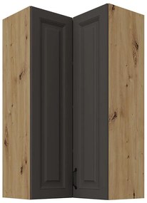 Skrinka do kuchyne Stilo grafit matná/artisan 60x60 GN-108 2F (90°)