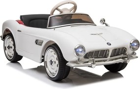 LEAN CARS BMW Retro biele auto na batérie