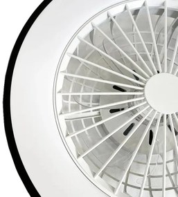 LED Stropné svietidlo s ventilátorom OPAL LED/48W/230V + diaľkové ovládanie