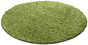Ayyildiz koberce Kusový koberec Dream Shaggy 4000 Green kruh - 80x80 (priemer) kruh cm