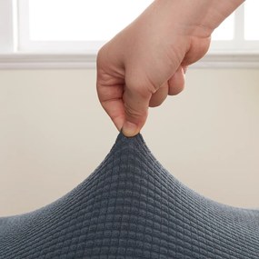 4Home Napínací poťah na stoličku Magic clean tmavosivá, súprava 2 ks