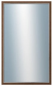 DANTIK - Zrkadlo v rámu, rozmer s rámom 60x100 cm z lišty TAIGA hnedá (3107)