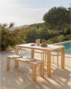Záhradný jedálenský stôl 100x200 cm Victoire – Kave Home