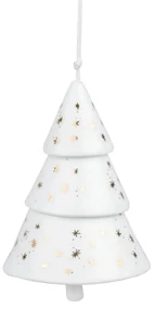 Räder Závesný porcelánový zvonček LITTLE GOLDEN STAR