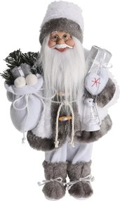 Santa Claus – bielosivý 45 cm