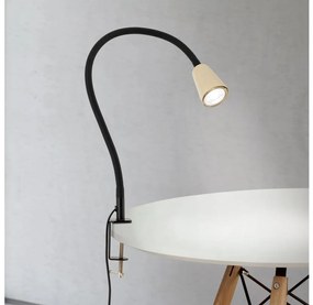 Orion - Flexibilná stolná lampa so svorkou DOTTY 1xGU10/10W/230V béžová/čierna