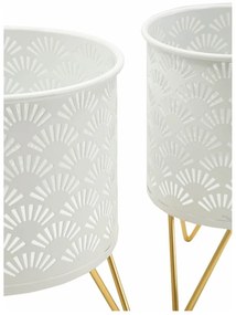 Kovové stojany na kvety 2 ks ø 16 cm (výška 20 cm) Carly – Mauro Ferretti