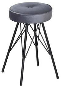Zamatová stolička Bella 53 × 33 × 33 cm