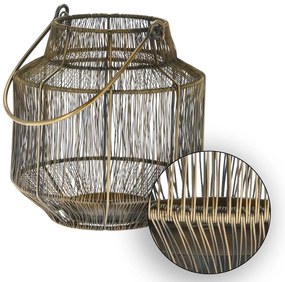 LAMPÁŠ LARA 23X21CM ZLATÁ
